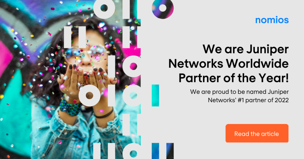 Juniper Networks Worldwide Partner of the Year Nomios Polska